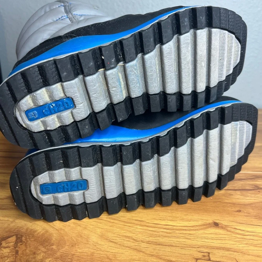 CH20 Alpina Kids Winter Snow Boots Size 4 Puffer Rated to -30 Faux Fur Lined‎